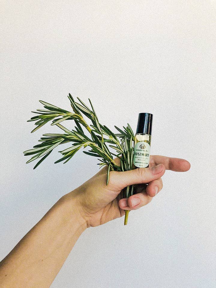 ROSEMARY ROLLER | aromaterapia con oli essenziali per la vendita all'ingrosso da parte di Visions Co.
