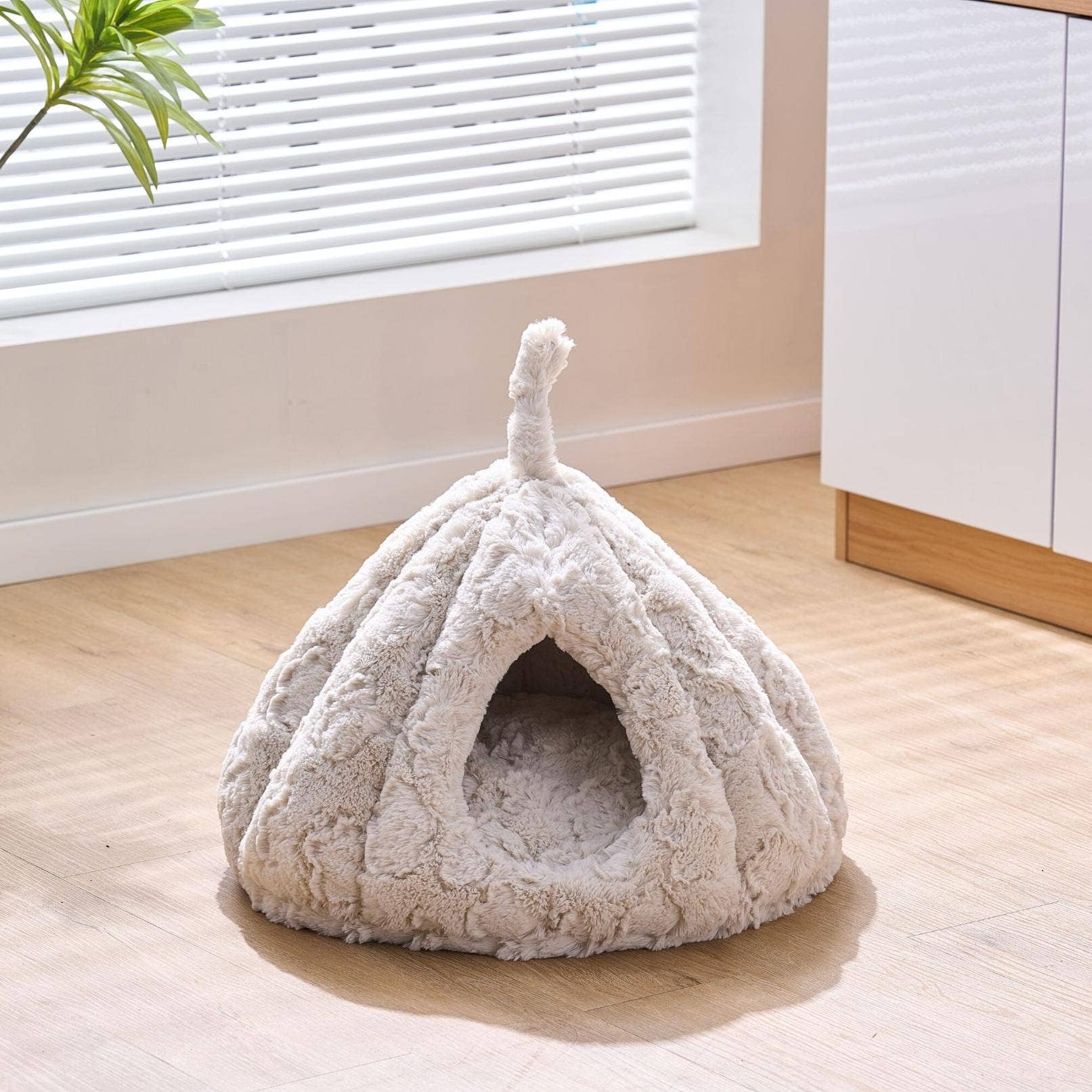 PetPals Group - Wholesale Pet Bed - Cat - PetPals Anxiety Calming Cat Bed - Rose Hut2