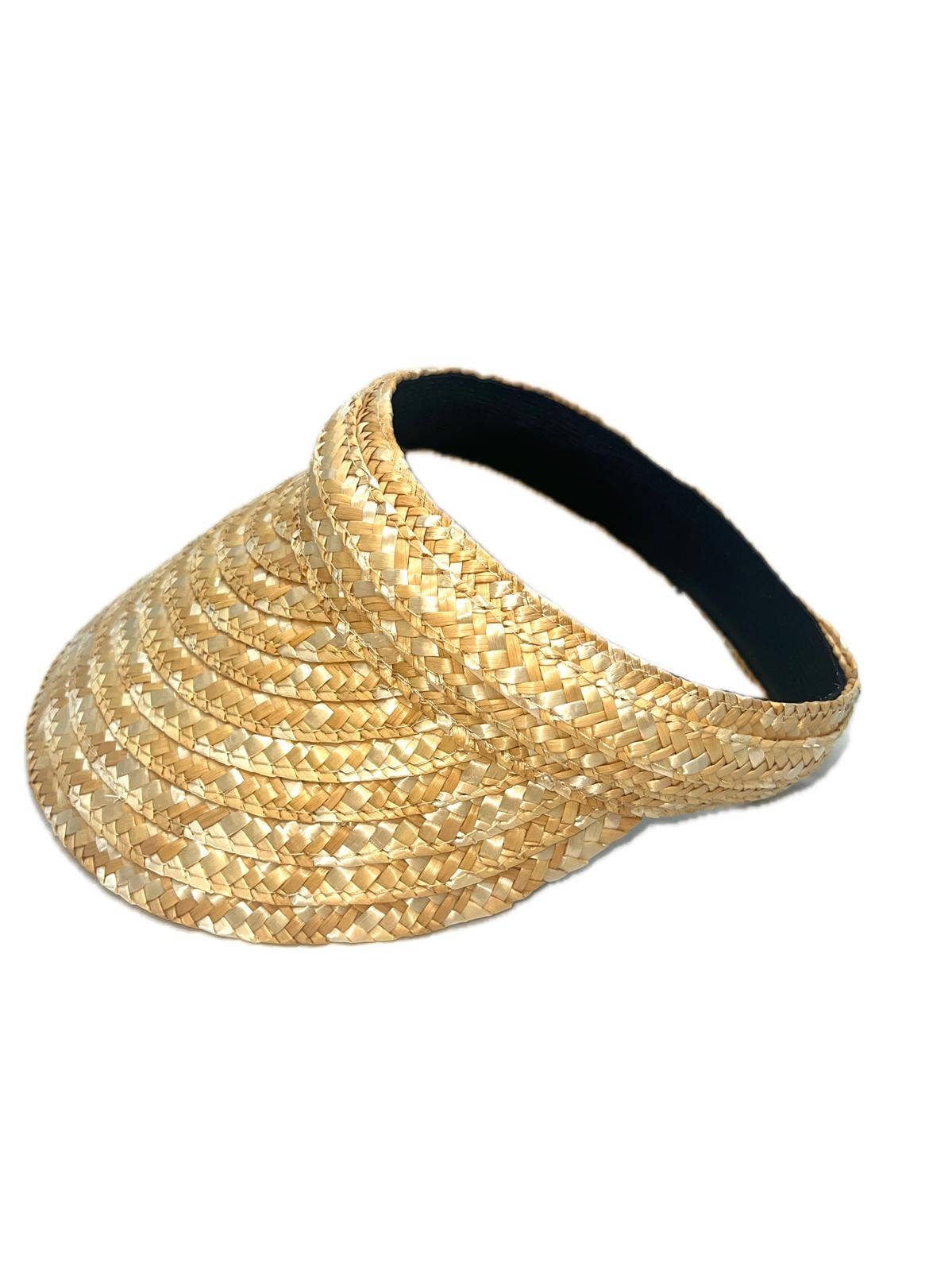 LINETA - Wholesale Visor - Women's - JLM-2 "Raffia-style" visor hat1