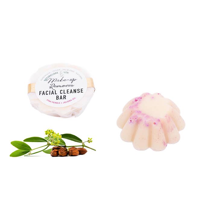 Pink Pearl Makeup Remover Cleansing Bar for wholesale by Naturecare Ltd