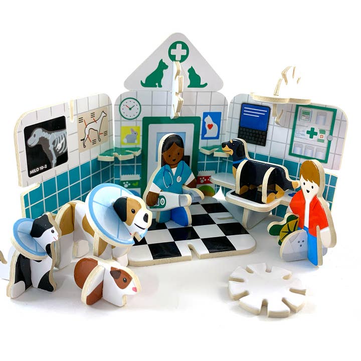 PlayPress Toys Ltd - Wholesale Toy Set - Kids - Mini Vets Playset2