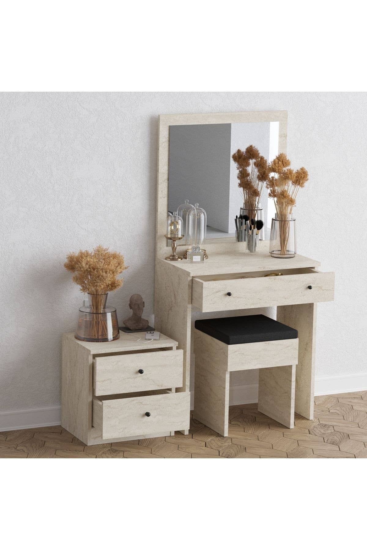 Flerfärgad Decormet Nice sminkbord i travertin för wholesale på Faire2