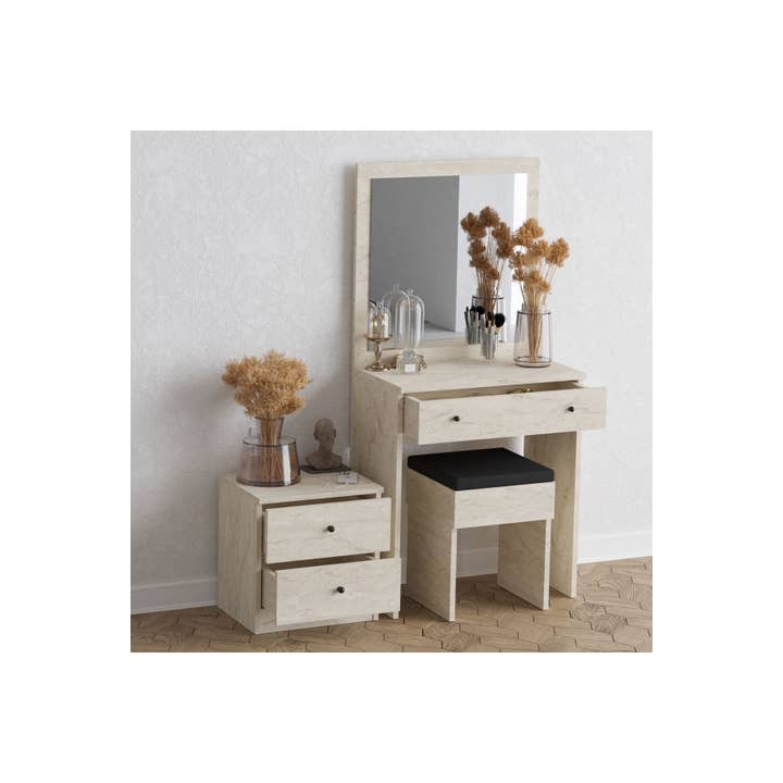 Multi Colored Decormet Nice Dressing Table Travertine for wholesale on Faire2