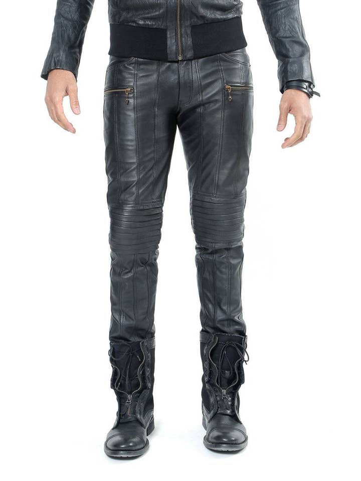 leather revolution jeans for wholesale by Jan Hilmer + Sparrow