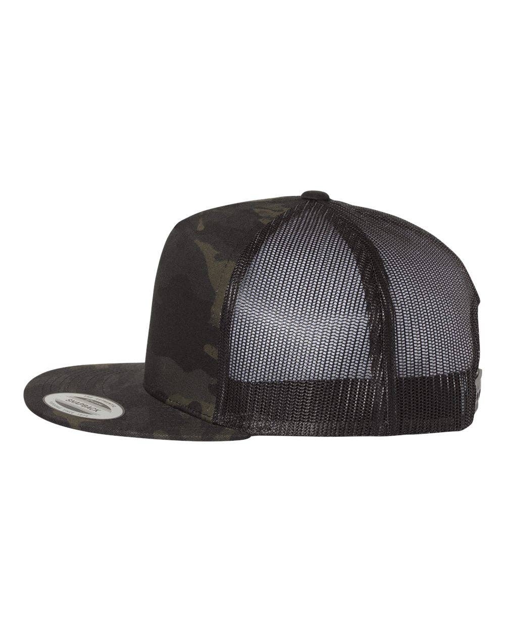 The Park Wholesale - Vente Casquette de camionneur – unisexe - YP Classics® Yupoong 6006 - Casquette trucker à visière plate - 600641