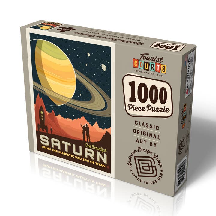 Saturn - From The Valleys of Titan Puzzle for wholesale by Tourist Courts