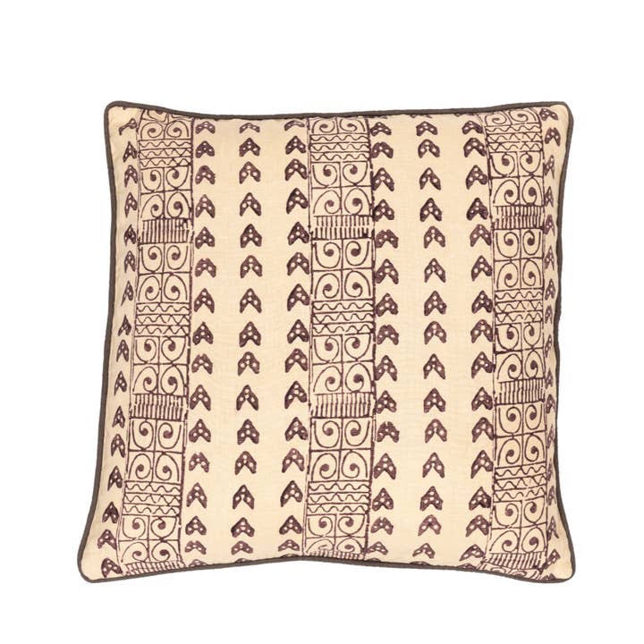 Zambia Cinnamon Decorative Pillow cover for wholesale by Alamwar