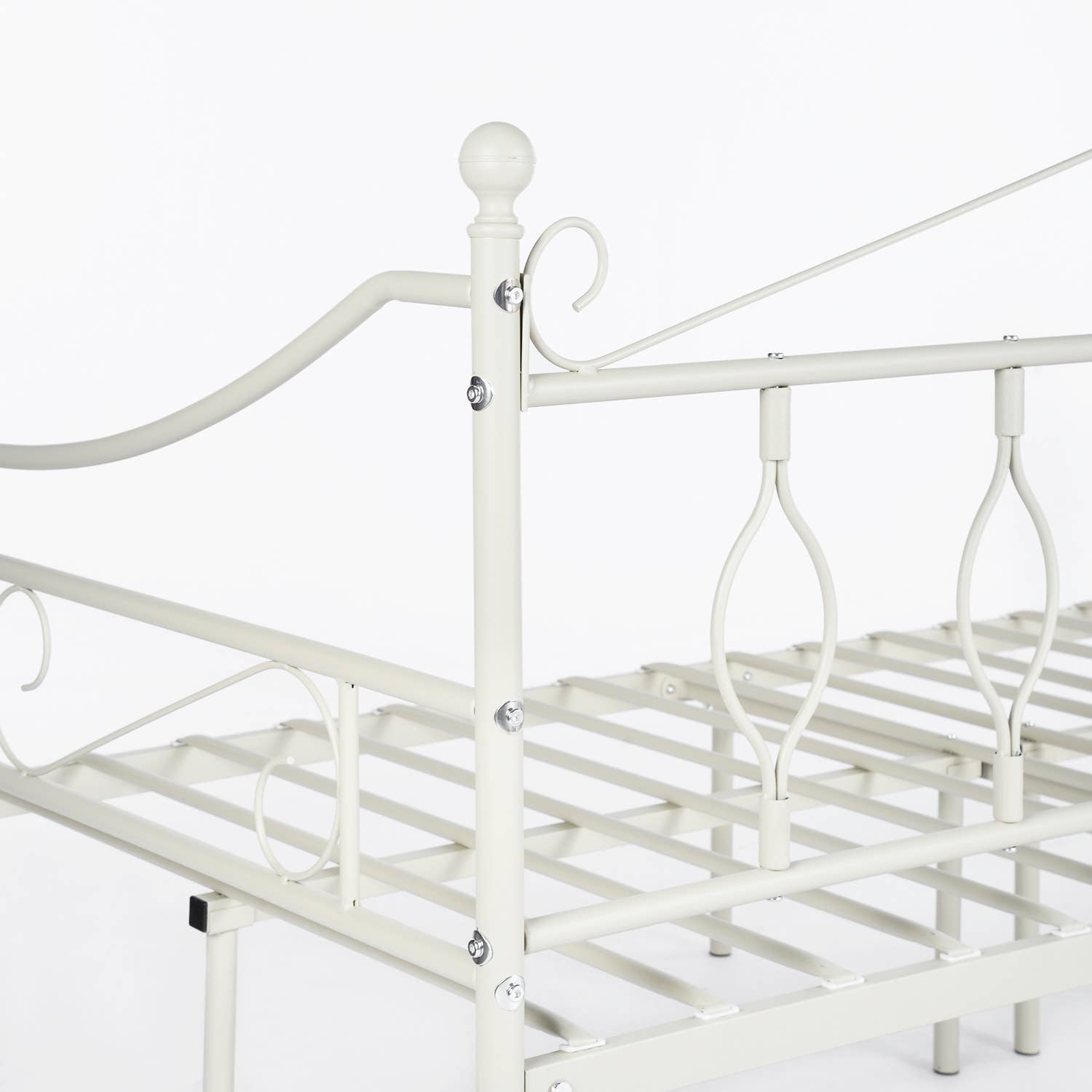 HOMYCASA DESIGN INC - Wholesale Bed - Twin Daybed Metal Platform Bed Frame SofaBed with Metal Slat25