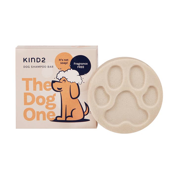Dog Shampoo Bar - Fragrance Free pH balanced (90g) for wholesale by KIND2