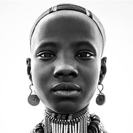 SMALL FRAMED CANVAS DAVID BALLAM 47.25" x 31.5" - OMO YOUTH for wholesale by Mbare Home + Gift