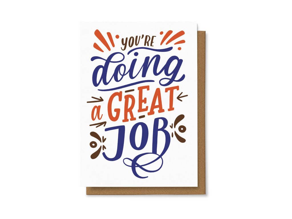 Chaukiss - Wholesale Encouragement Card - You'Re Doing A Great Job Card 4X6