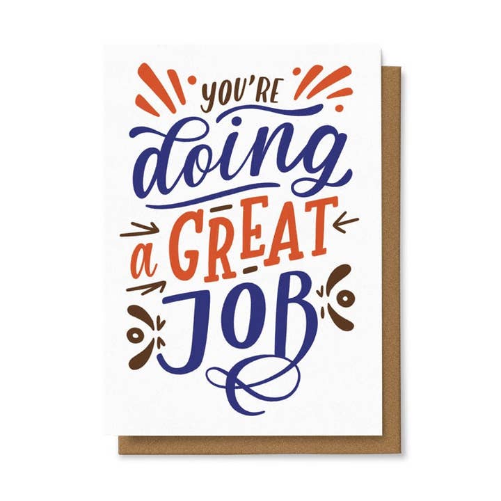 Chaukiss - Wholesale Encouragement Card - You'Re Doing A Great Job Card 4X60