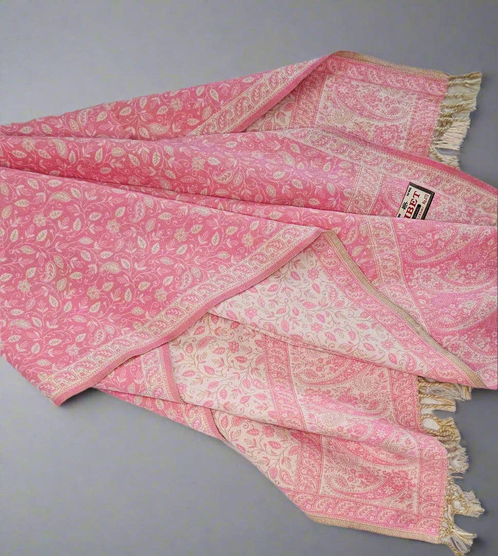 Tibet Handicrafts LLC - Wholesale Throw Blanket - Baby Pink Vibes10