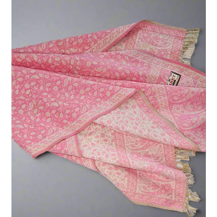 Tibet Handicrafts LLC - Wholesale Throw Blanket - Baby Pink Vibes10