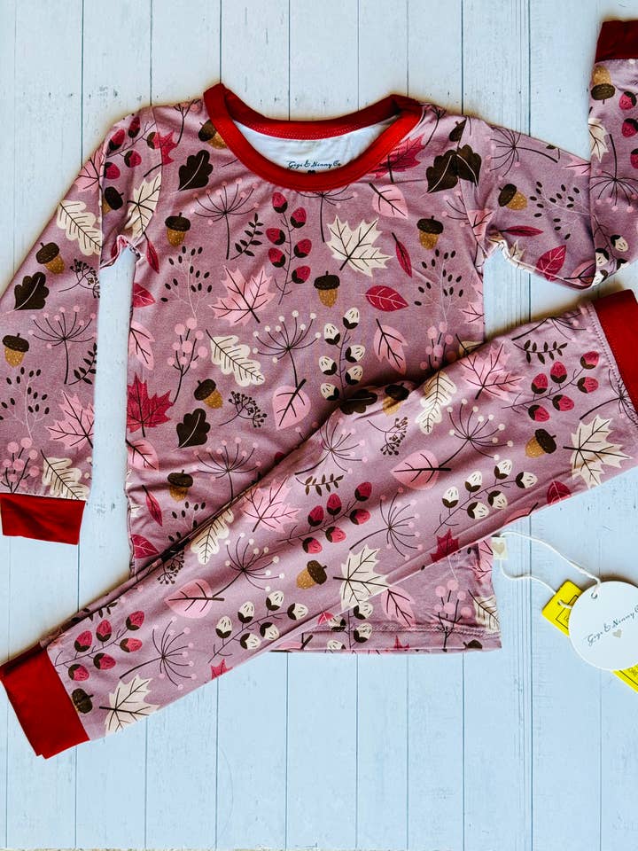 Autumn Days Two Piece Pajama for wholesale by Gigi & Ninny Co