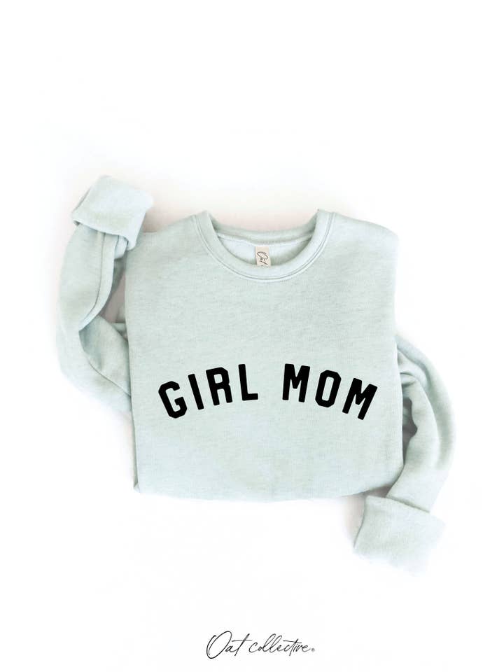 OAT COLLECTIVE - Wholesale Graphic Sweatshirt - Women's - GIRL MOM Graphic Sweatshirt