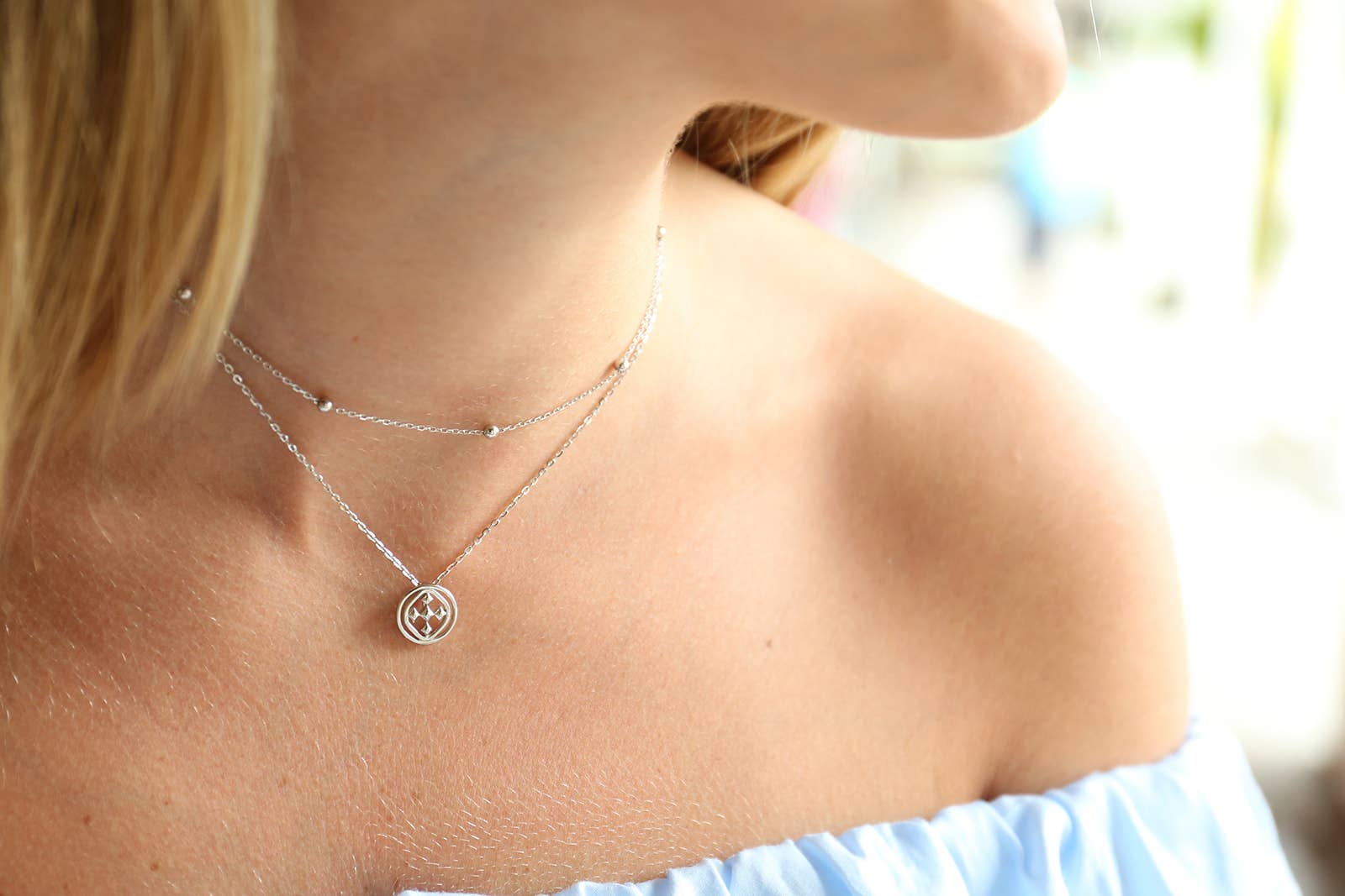 Gracewear Collection - Wholesale Pendant/Charm Necklace - medallion pendant necklace2