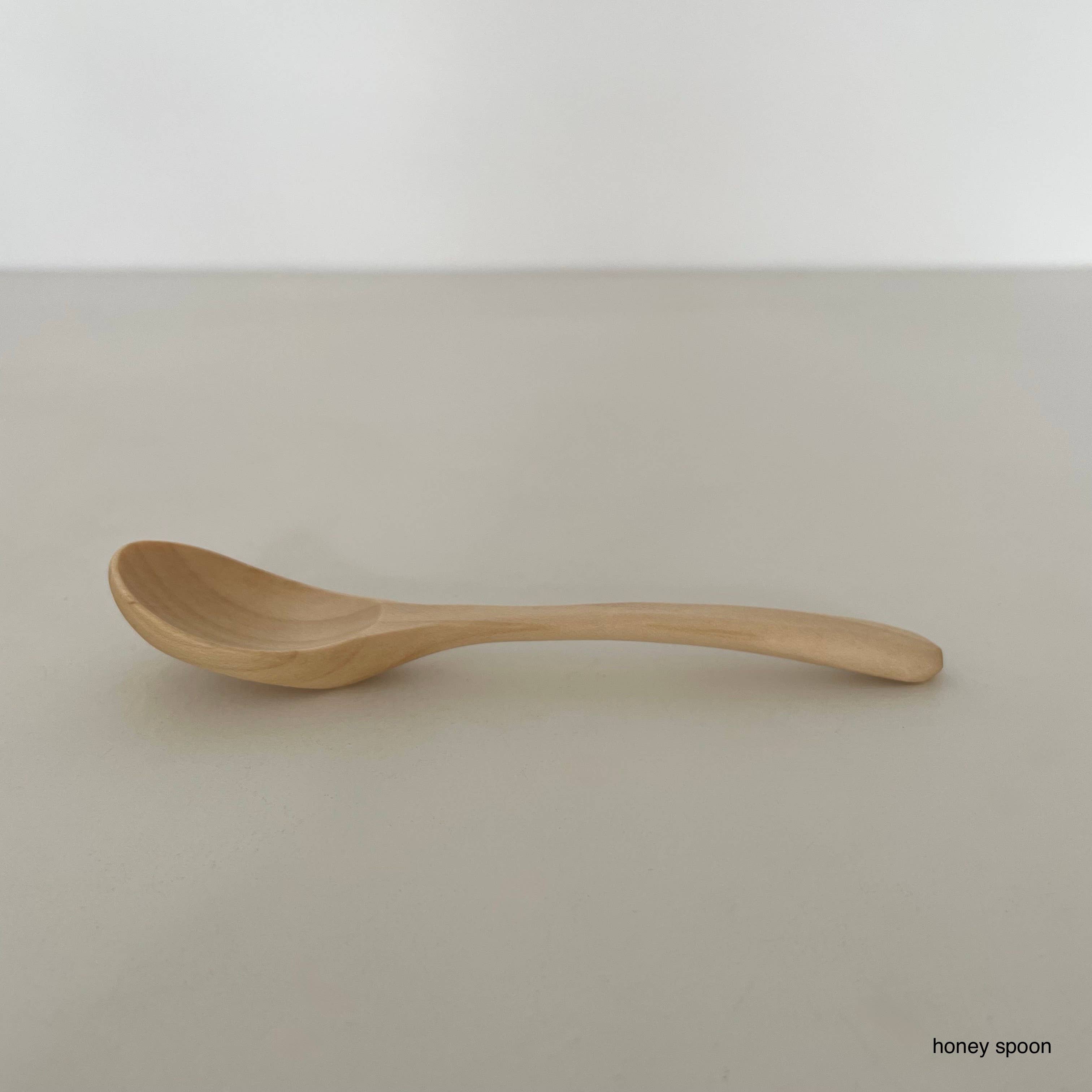 fort & field - Wholesale Serving Utensil - Handcrafted maple wood honey jam coffee scoop spoon spreader9