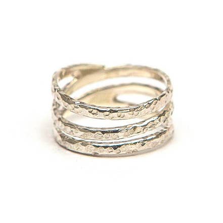 Fair Anita - Wholesale Band/Stacked Ring - Esperanza Sterling Ring4