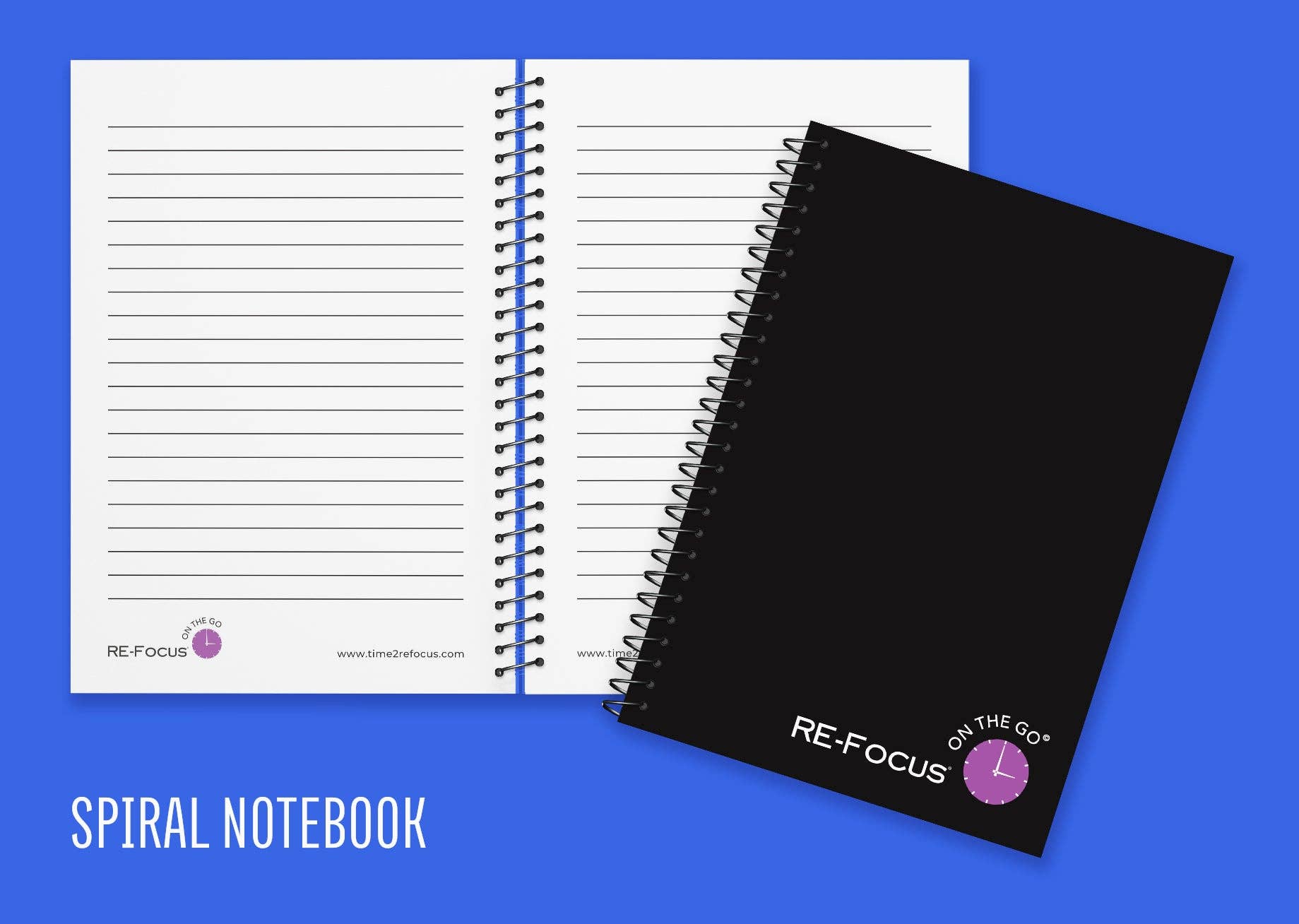 RE-FOCUS THE CREATIVE OFFICE - Wholesale Notebook - RE-FOCUS on the GO Notebooks, ADHD-Informed Design!0