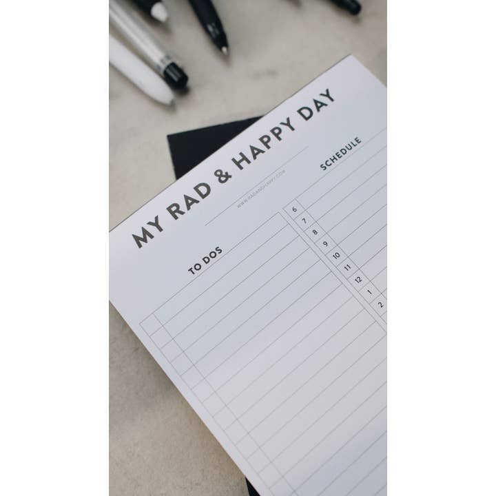 Rad & Happy - Wholesale Notepad - Happy Day Notepad2