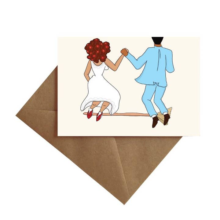 Jumping the Broom - His/Her Card for wholesale by By Ms James