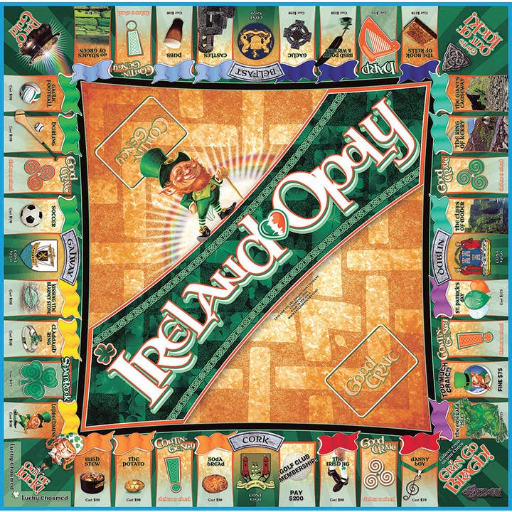 Outset Games and Cobble Hill Puzzles - Wholesale Board Game - Ireland-Opoly Board Game2