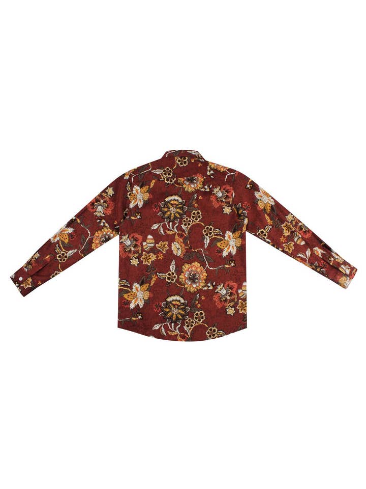Yves Enzo - Wholesale Button Down Shirt - Kids - Stretch Shirt Kids Bohemia Patterns2