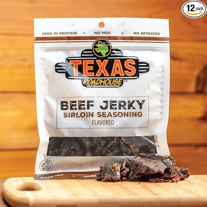 Bronco Billy’s Beef Jerky - Wholesale Jerky - Texas Roadhouse Beef Jerky: Rib Rub 2.75 oz