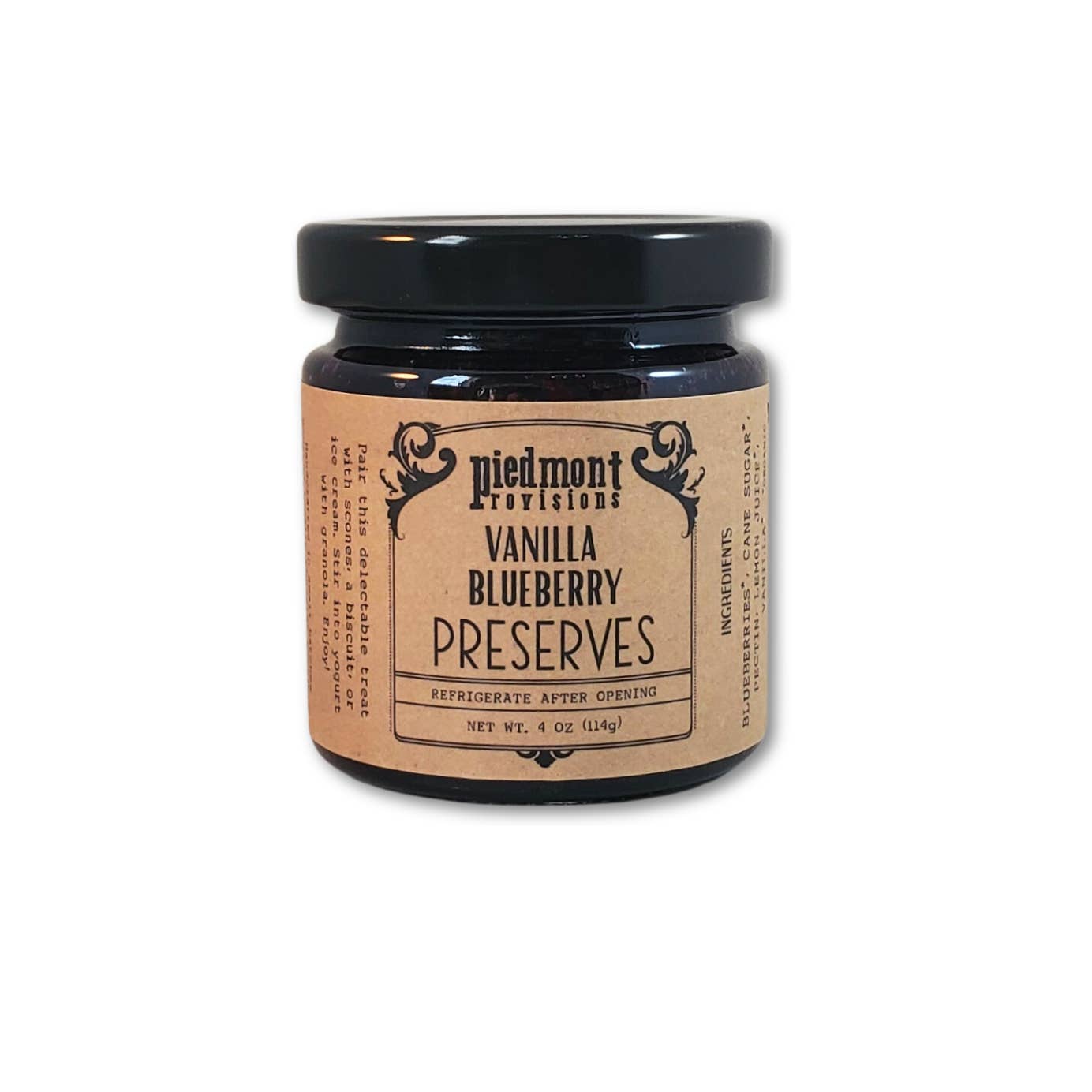 Piedmont Provisions - Wholesale Preserves - Vanilla Blueberry Preserves