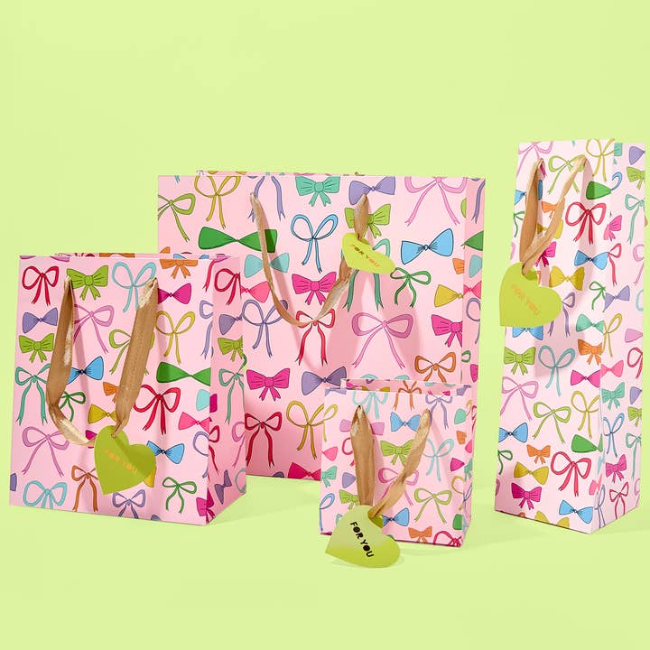 Sacs-cadeaux - Noeuds colorés - Tailles assorties au choix pour la vente par Taylor Elliott Designs