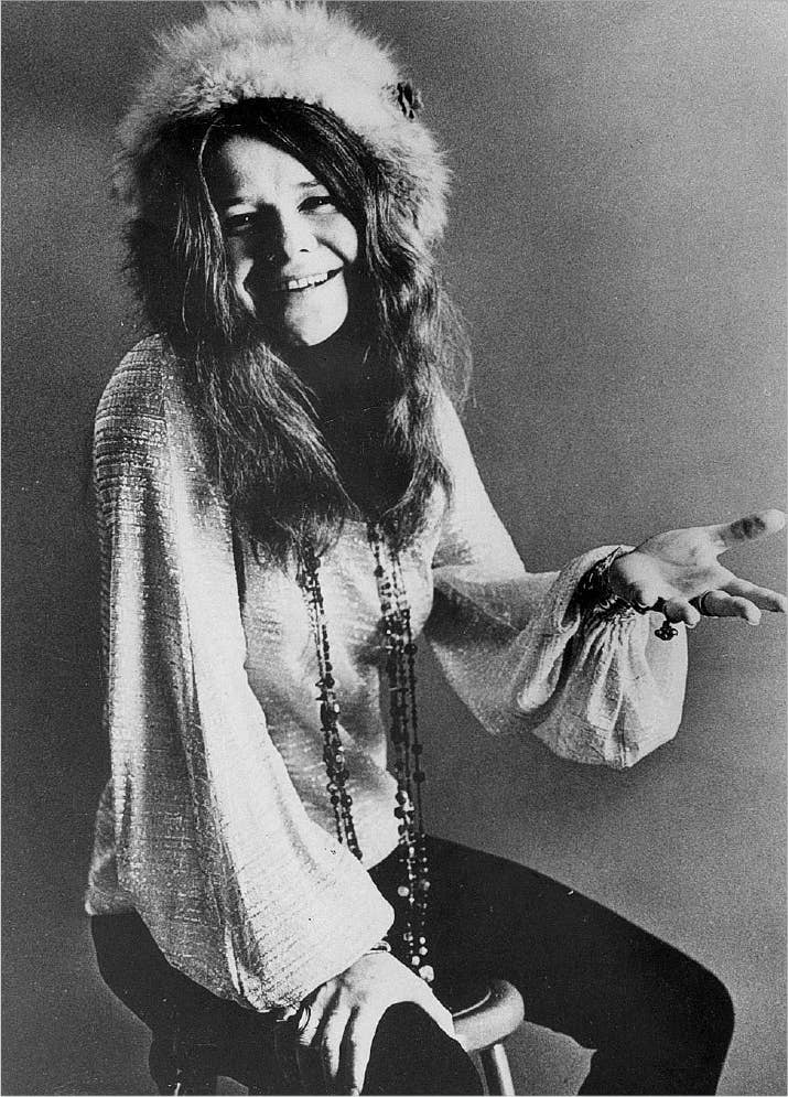 The Retrospect Group Collection - Wholesale Everyday Greeting Card - Publicity Photo From Photo Session Of Janis Joplin, 1969