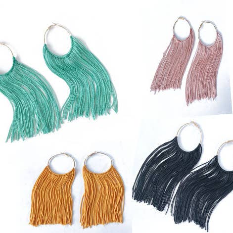 Orecchino con frange per la vendita all'ingrosso da parte di Ceci Bloom