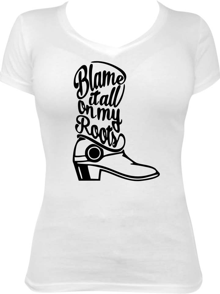 Blame it all on my Roots Shirt for wholesale by Thoughtful Creations