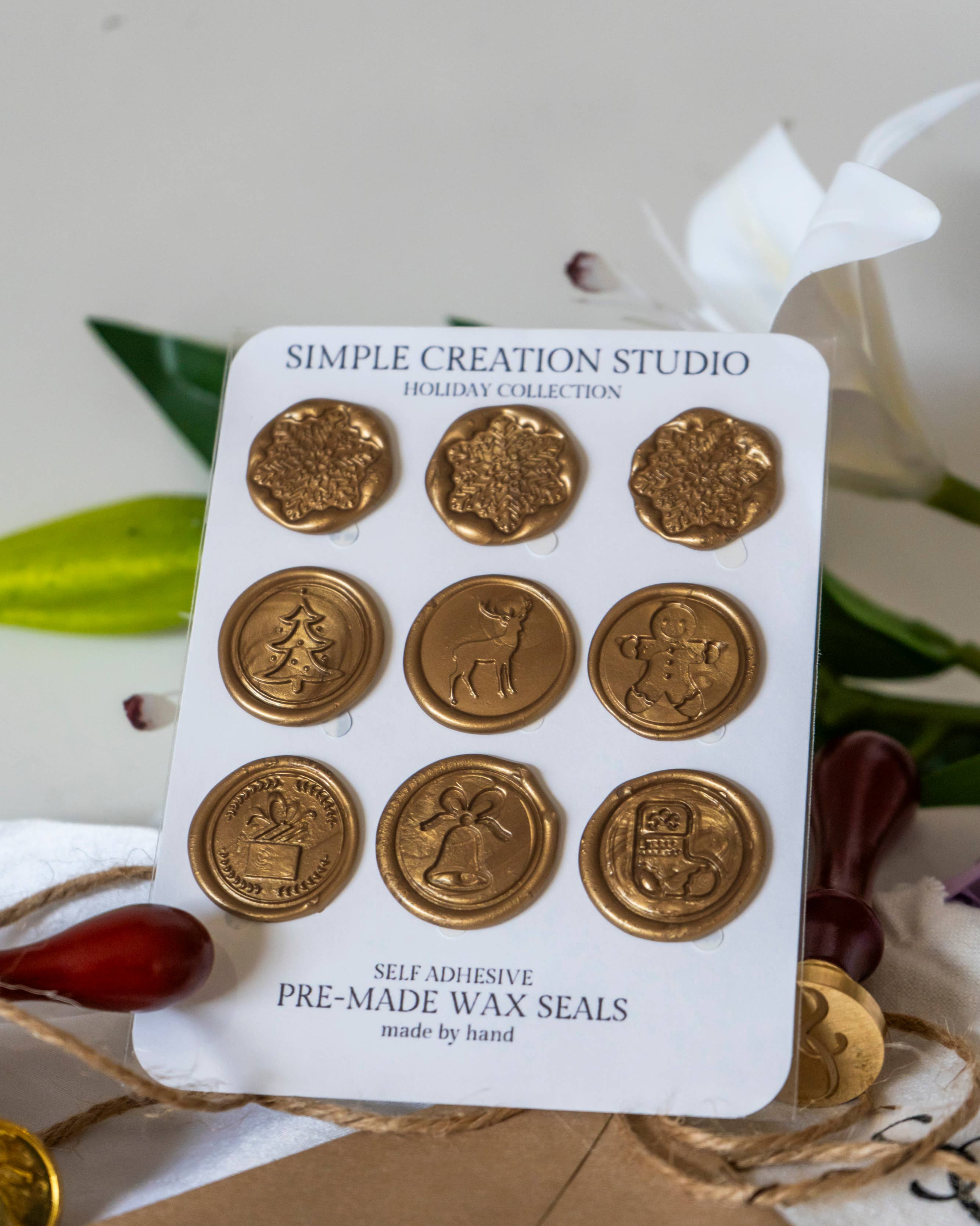 Simple Creation Studio - Wholesale Sealing Wax - Holiday Collection Variety Wax Seal2