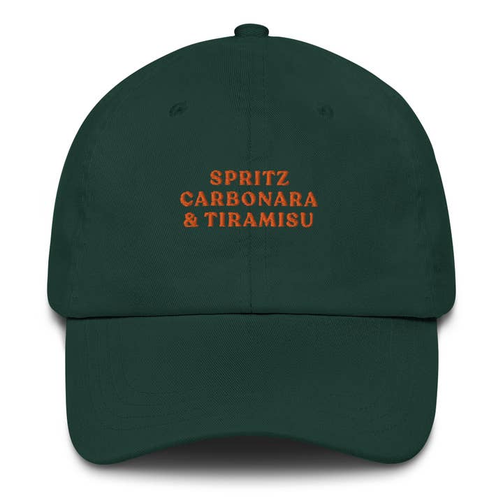 The Refined Spirit - Wholesale Baseball Cap - Unisex - Spritz Carbonara & Tiramisu - Cap7