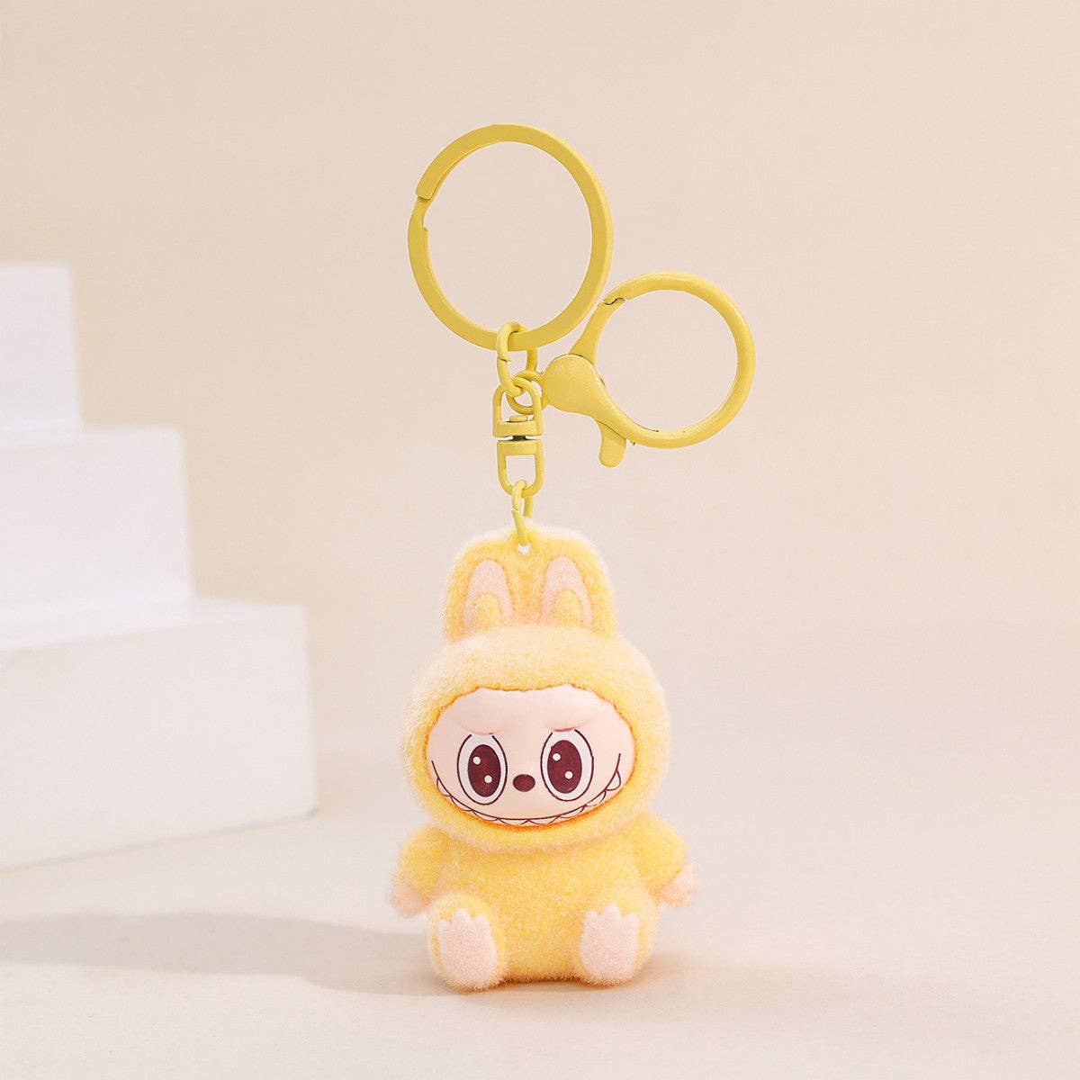 Little Trendy - Wholesale Keychain - Kids - Flocking cute monster keychain pendant school gift3