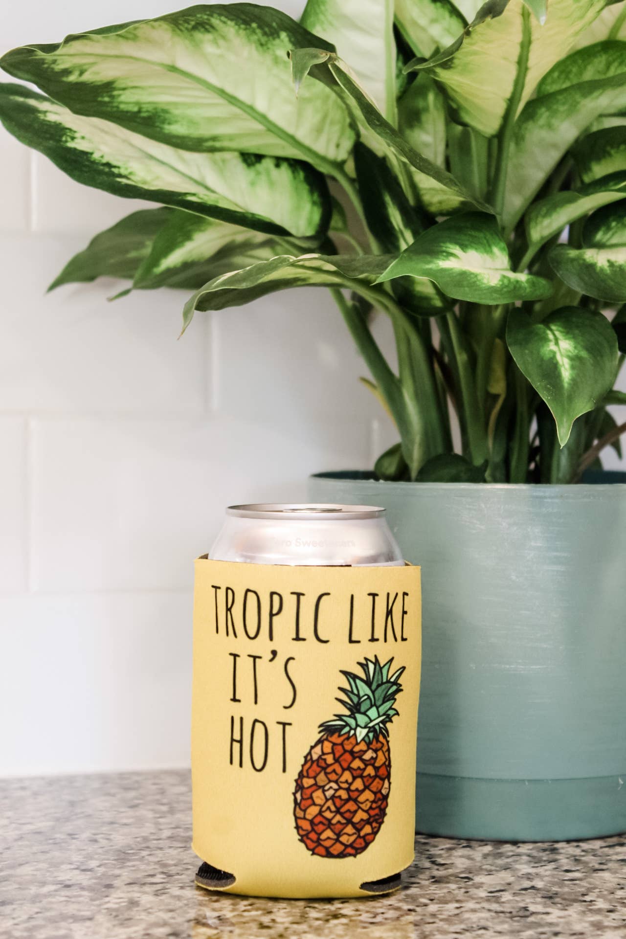 Moonlight Makers - Wholesale Drink Huggers & Koozies - Tropic Like It's Hot - Funny Koozies - CLOSEOUT SALE