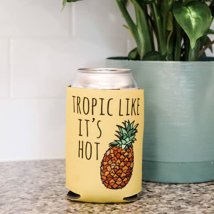 Moonlight Makers - Wholesale Drink Huggers & Koozies - Tropic Like It's Hot - Funny Koozies - CLOSEOUT SALE