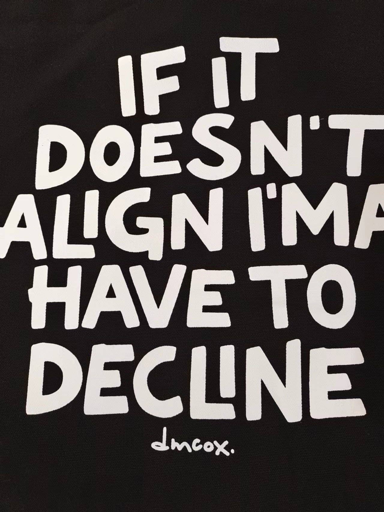 Zuri & Dre - Wholesale Tote Bag - Unisex - "doesn't align" tote bag3