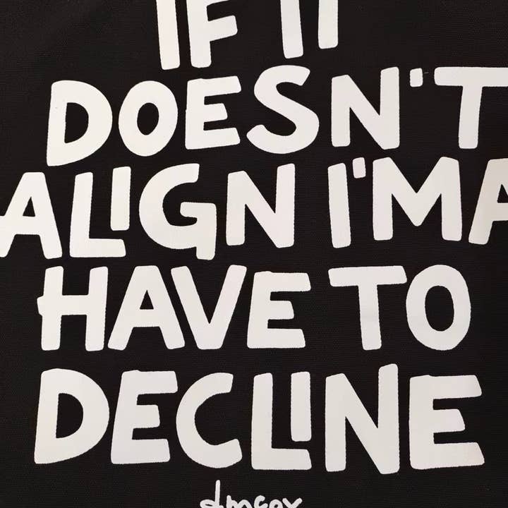 Zuri & Dre - Wholesale Tote Bag - Unisex - "doesn't align" tote bag3