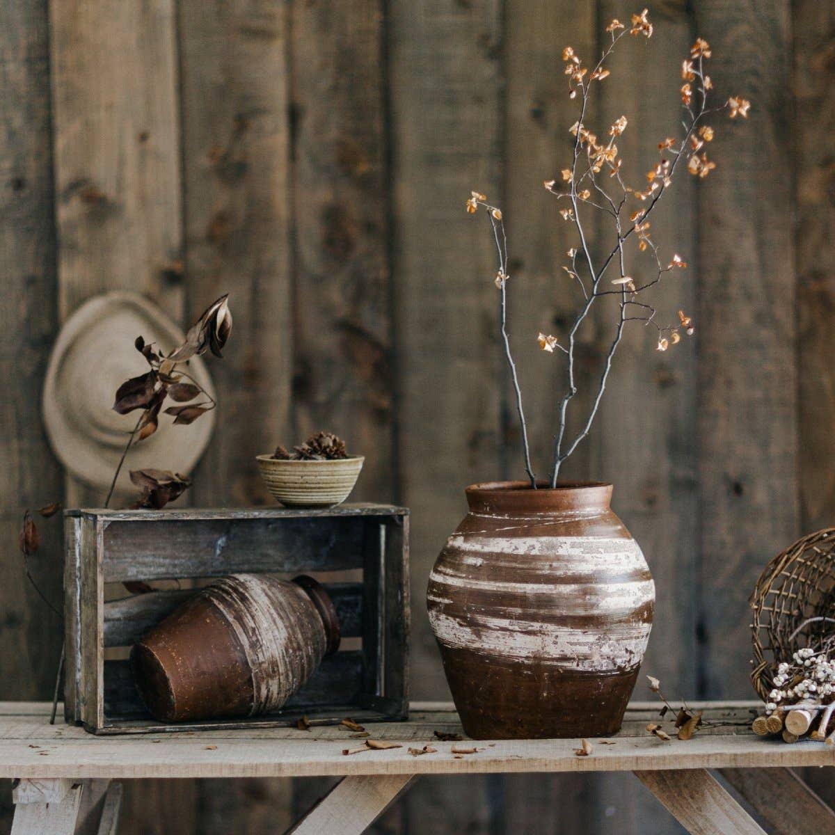 Rustic Reach - Vente Pot - Restauration Pot en Argile Marron9