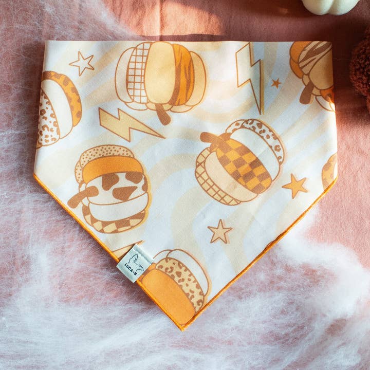 Bandana de Abóboras Estampadas por atacado de Luca and B