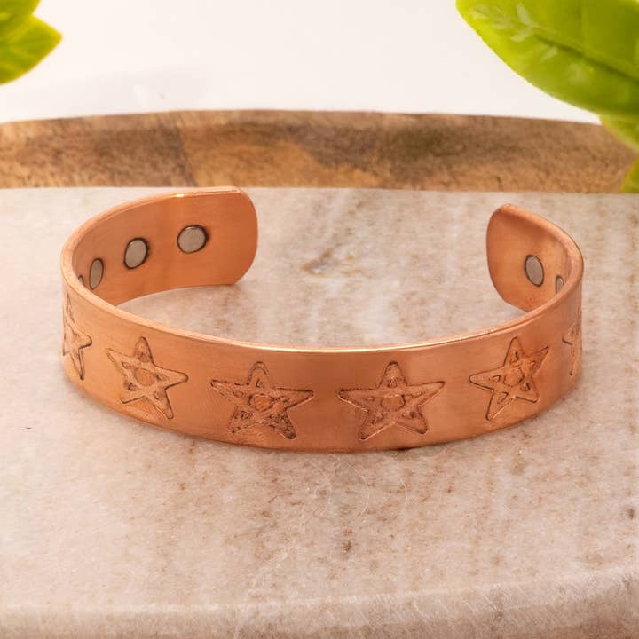 Copper health bracelet 2 magnets (i) for wholesale by Ayurveda Specialist B.V.