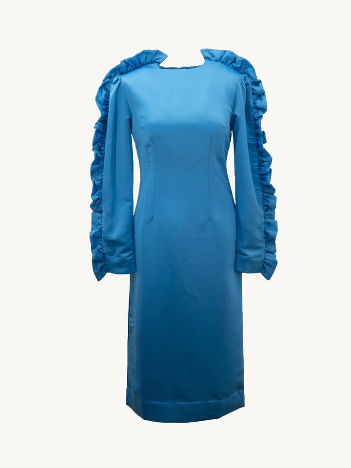 Abito con maniche a balza Sessi per la vendita all'ingrosso da parte di SEMANDE