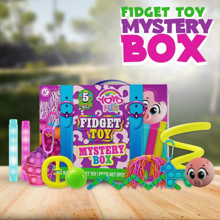 YOYO World - Wholesale Fidget Toy - Kids - YOYO WORLD Fidget Toy Mystery Box | 5 Stress Relievers Toys1
