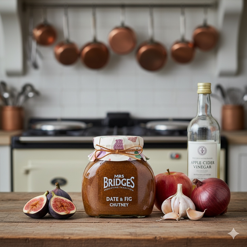 Mrs Bridges - Wholesale Chutney - Date & Fig Chutney, Savory Spread1