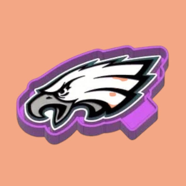 Stampo in silicone Freshie Eagles per la vendita all'ingrosso da parte di Roussell Prints and Demand LLC