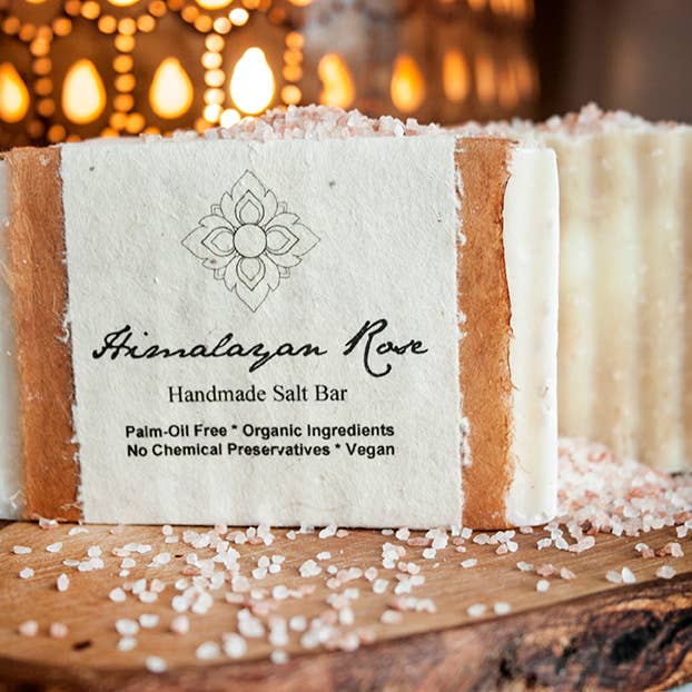 Unearth Malee - Wholesale Bar Soap - Himalayan Rose Salt Organic Soap