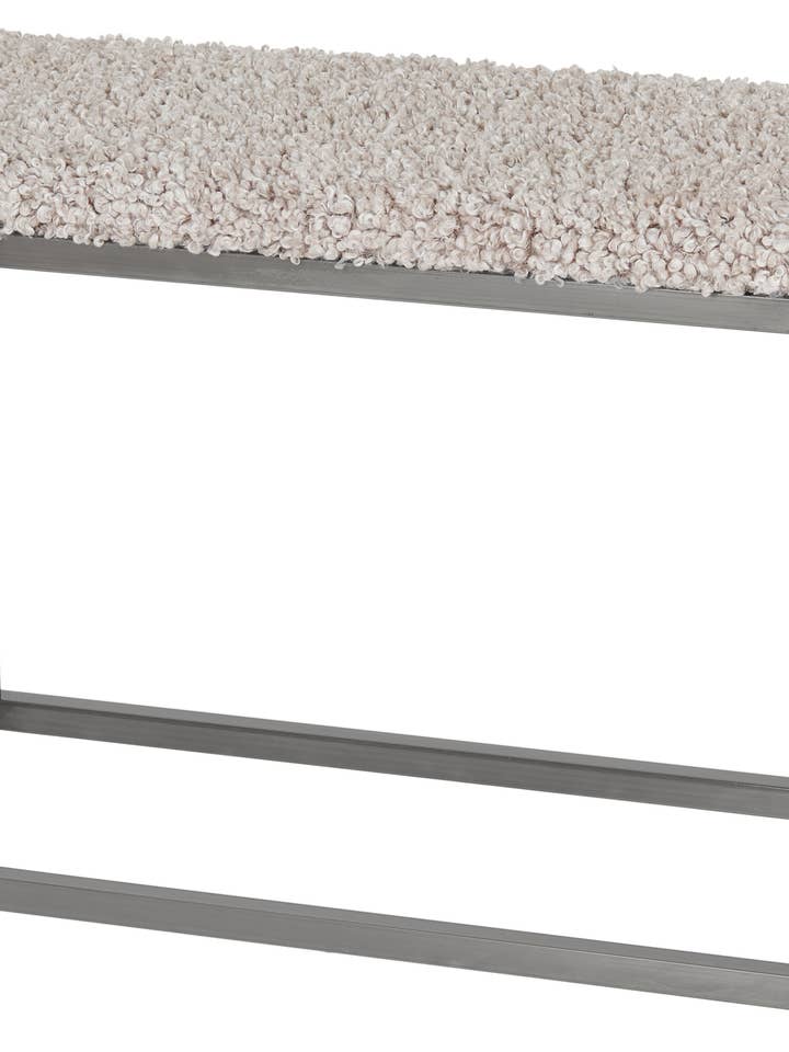 Banco Palle Palle L Lumme arena/negro para venta al por mayor de Skinnwille Home